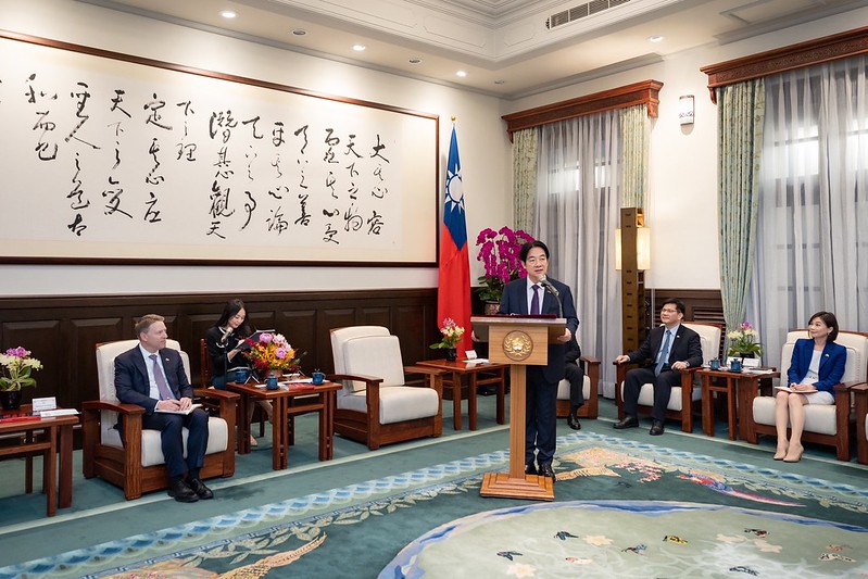 快新聞/接見前白宮副國安顧問博明 賴清德:積極落實和平四大支柱行動方案