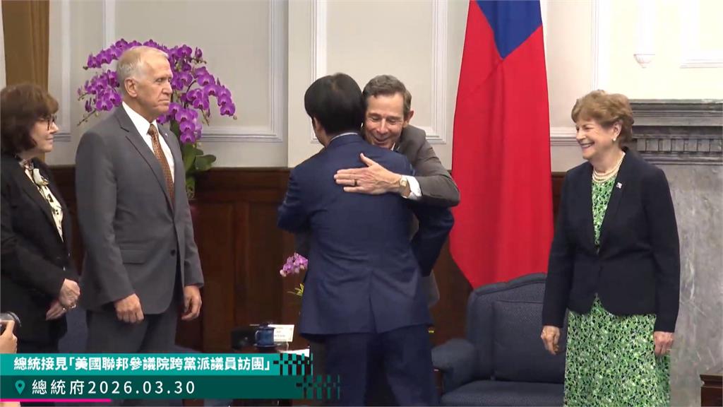 關切軍購案！美跨黨派參議員率團抵台會見賴清德