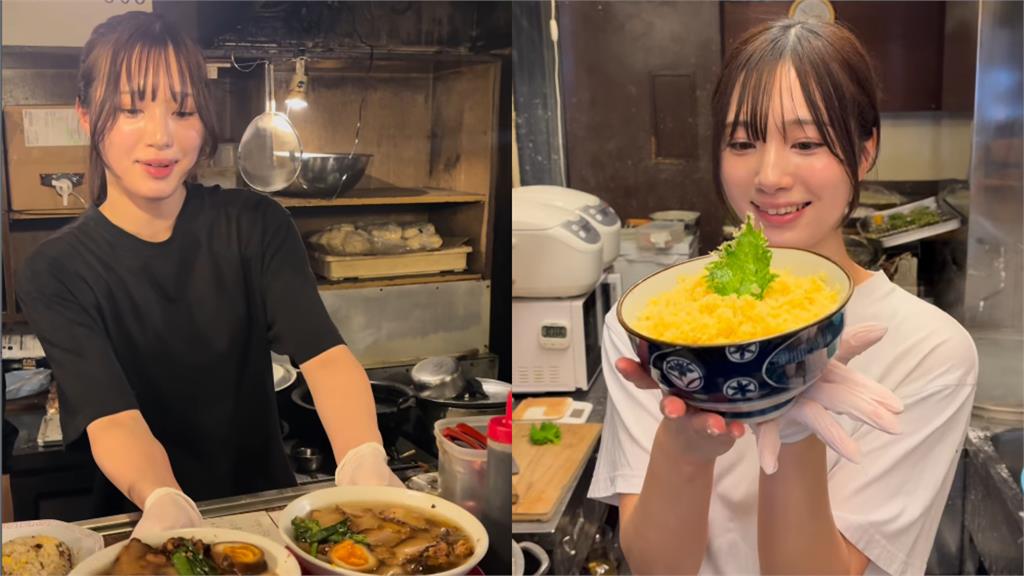 24歲正妹護理師變「下麵職人」！短影片破2800萬觀看數「麵店」成打卡景點