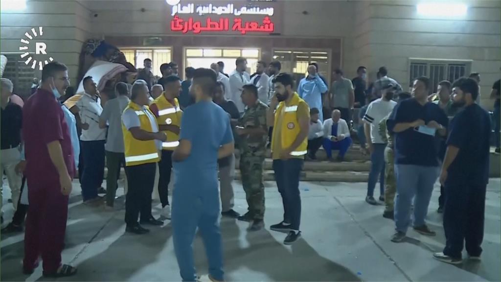 伊拉克北部婚禮大火　至少釀100人亡.150人傷