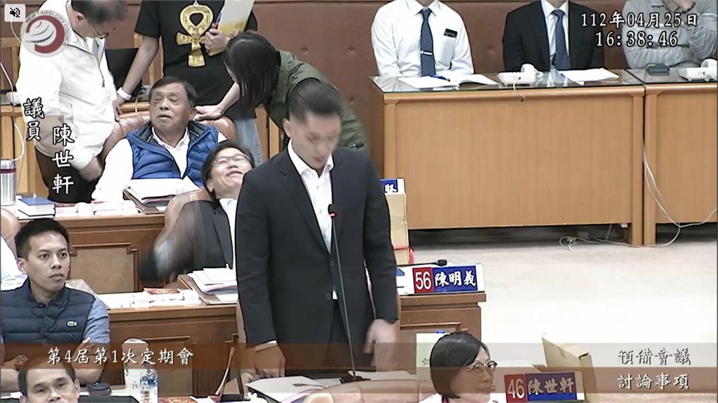 快新聞/兒子民眾黨議員處女秀高喊「民眾黨、國民黨別吵了」 父親國民黨議員笑翻
