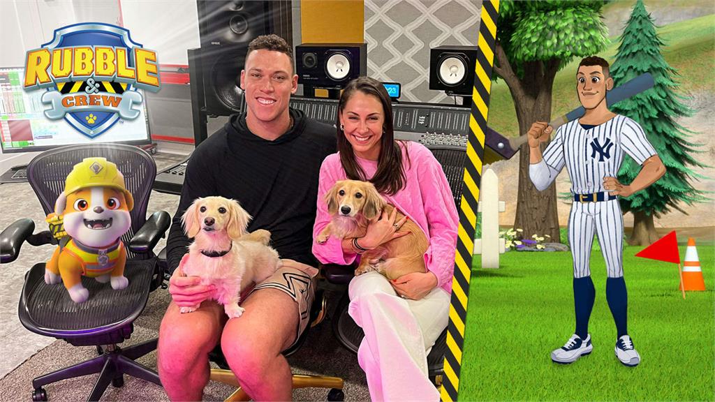 MLB/太萌!洋基隊長愛犬出周邊做公益 賈吉捧絨毛娃娃「一比一還原」毛小孩