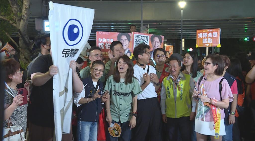 原訂快閃人潮爆滿！沈伯洋延三夜市掃街「洋流」依舊洶湧