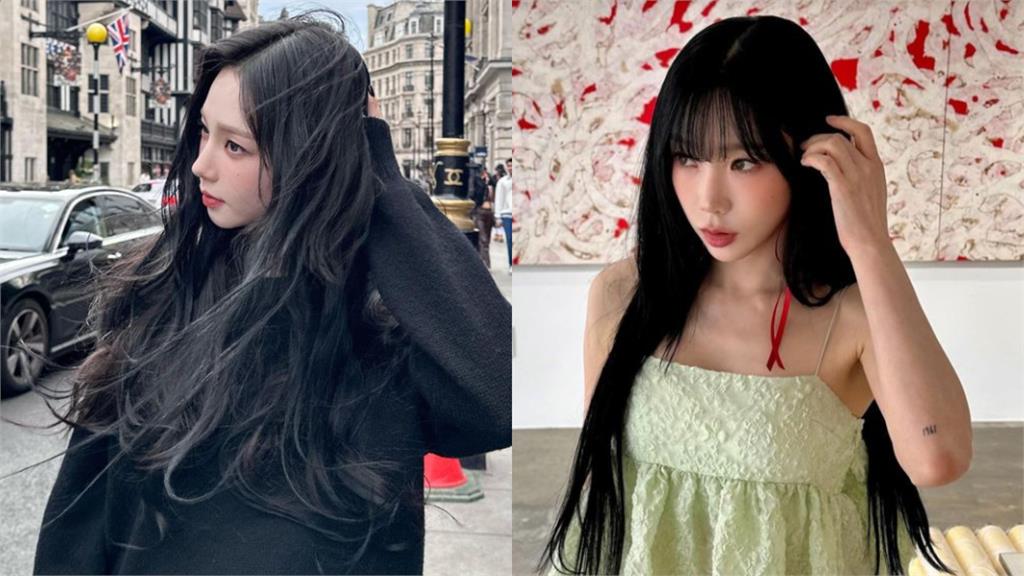 「南韓精靈王」太妍黑髮撞臉Karina!「AI雙胞胎」震撼對比嚇暈網:分不清