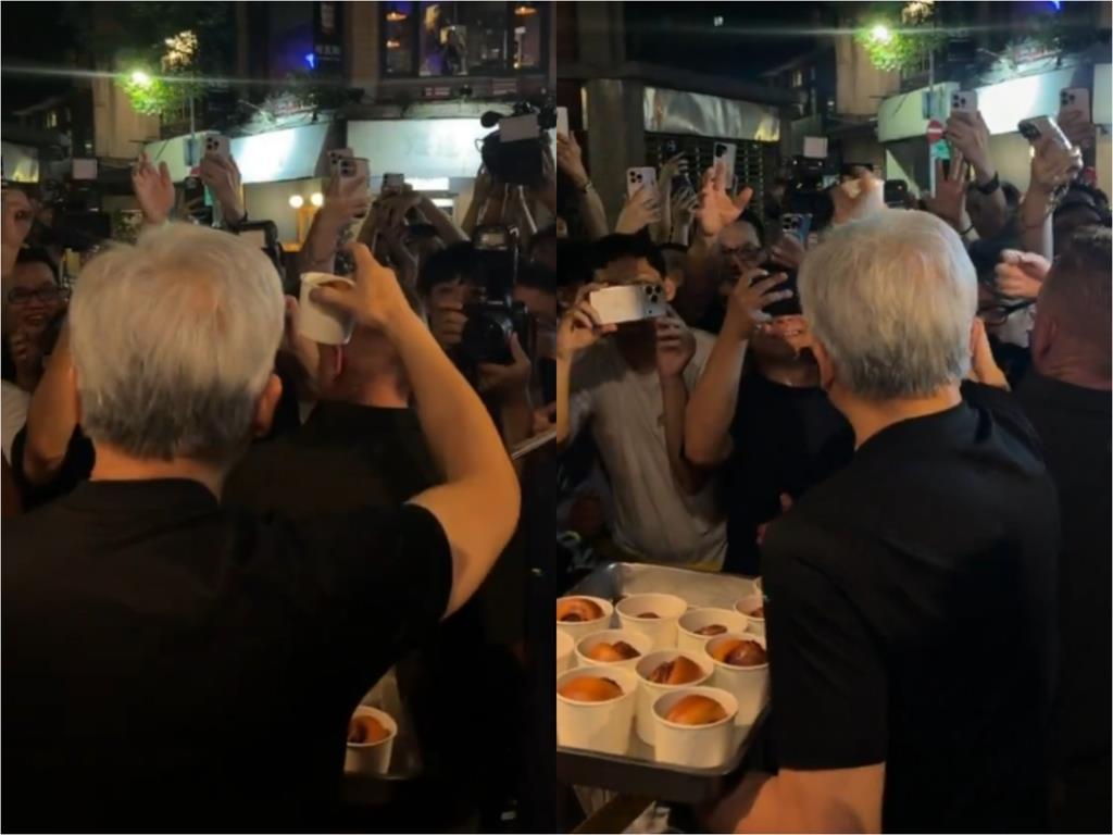 「乾爹的爹」露面了！黃仁勳訪台揪爸媽吃「這餐廳」暖哭全網：畫面比財報好看