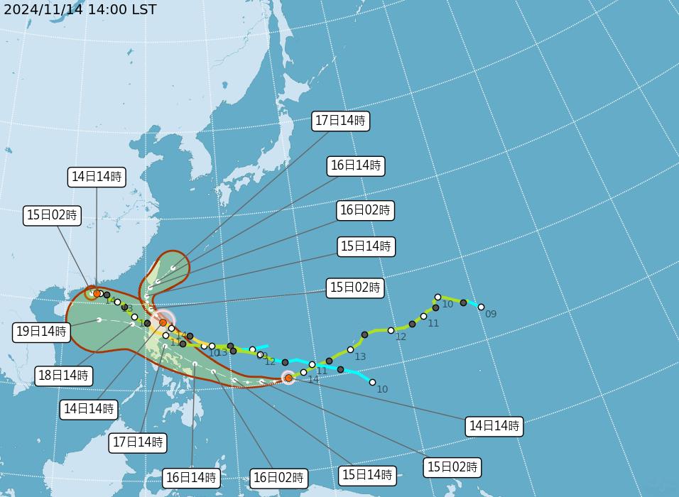 中颱天兔未登陸就削弱?專家曝「1原因」烏薩奇直接bye:灰飛煙滅了