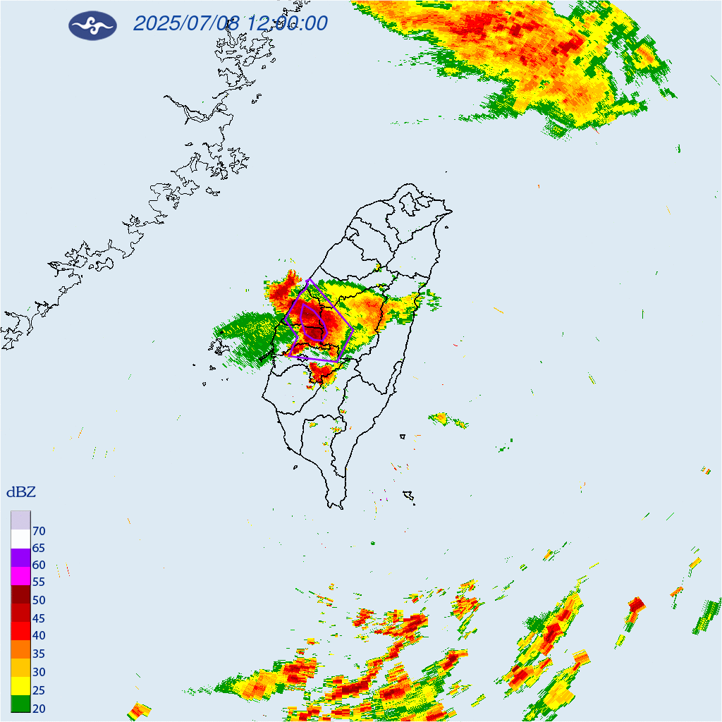超強對流胞現形「紫到爆」!鄭明典示警「1地區」:恐狂風暴雨+冰雹