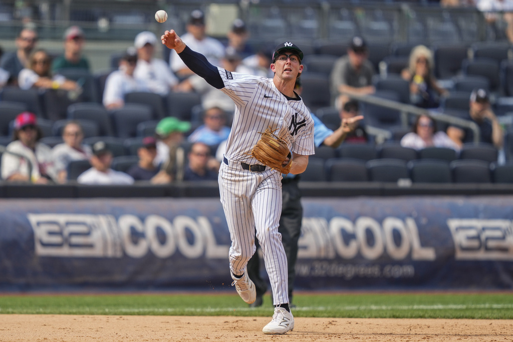 MLB(影)/洋基新三壘手建功避免被橫掃 McMahon遇3貴人防守脫胎換骨
