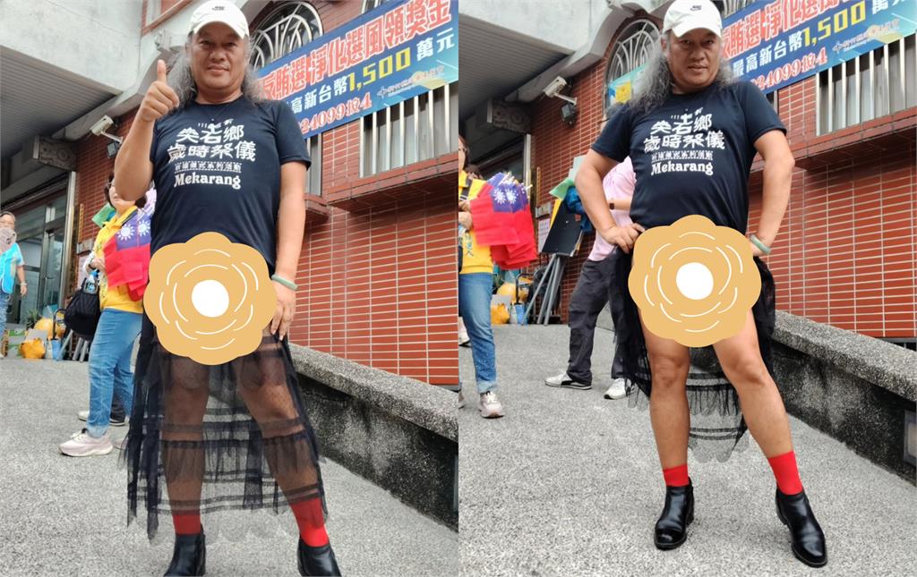 長髮戰將登記「下身透視炸出小褲褲」!網猛放大「布料竟破底」一票人狂刷:凍蒜