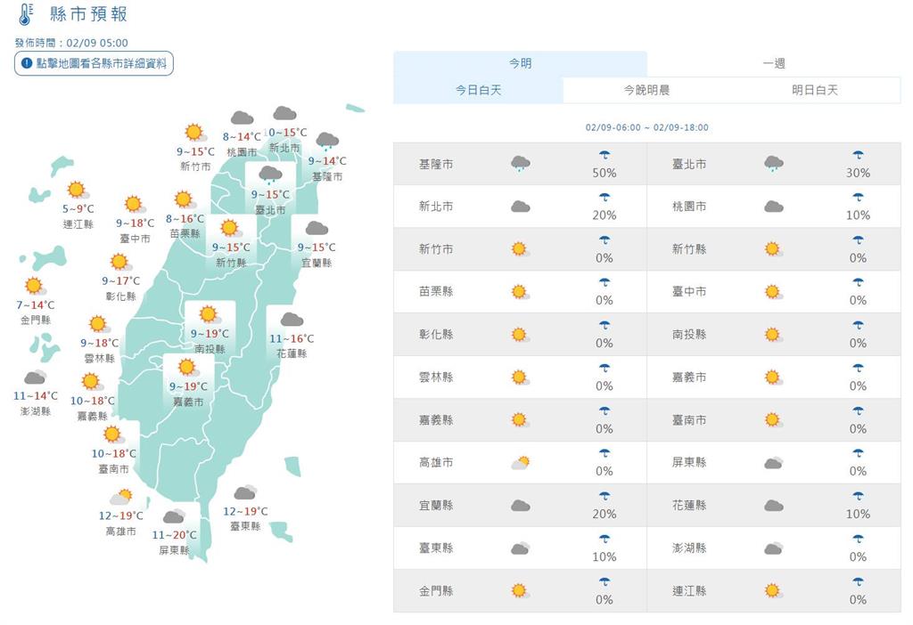 快新聞/「凍番薯」21縣市低溫特報!白天稍回溫 降雨熱區曝光