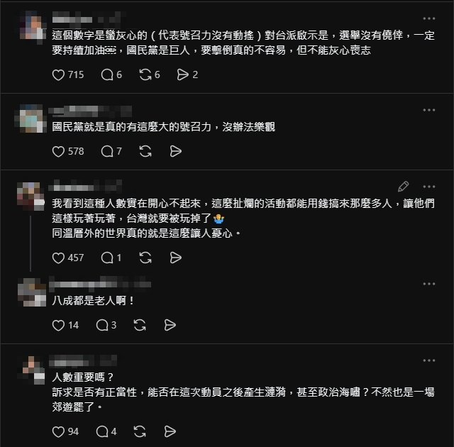 凱道喊破20萬人！四叉貓曬1圖曝真相「只剩這數字」國民黨尷尬了