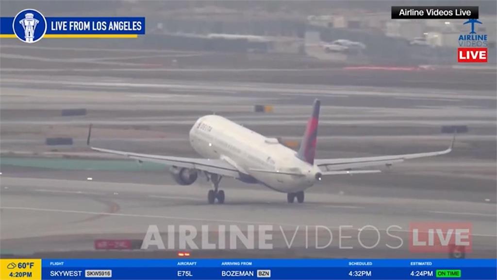 全球航空狀況多！　加拿大航空打滑起火、美洛杉磯險兩機相撞