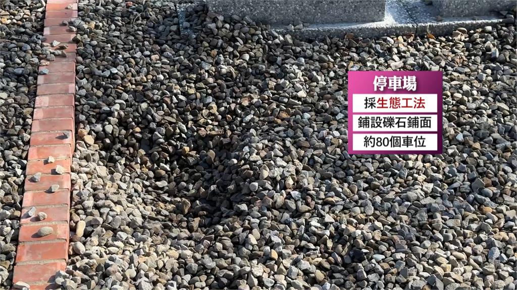 新竹「這公園」停車場碎石太鬆散 停車宛如進流沙動彈不得