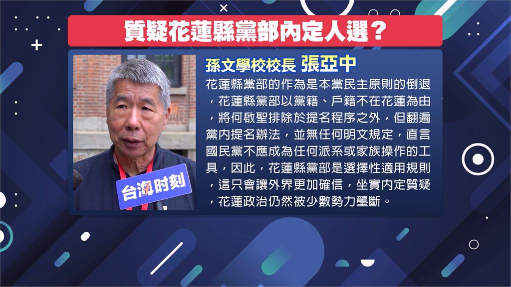 何啟聖未納初選名單民調被排除　指控縣黨部違反「程序正義」