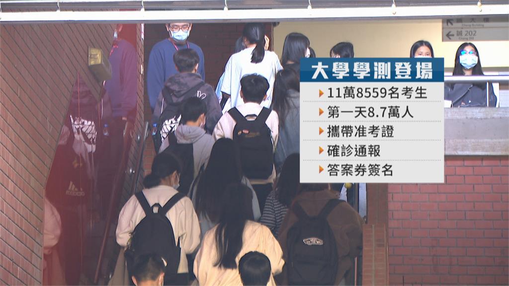 大學學測登場! 首日考數A、自然科 三大注意事項須遵守